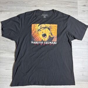 Vintage 2002 Naruto Uzumaki‎ Anime T-Shirt XL Y2K VIZ Media Made in Mexico
